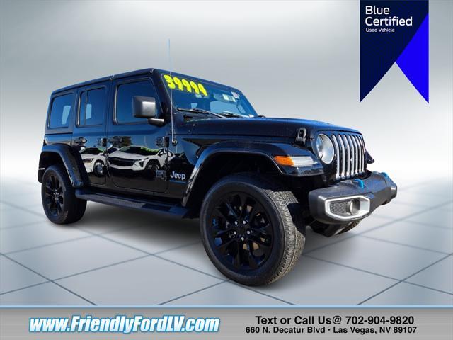 used 2023 Jeep Wrangler 4xe car, priced at $38,487