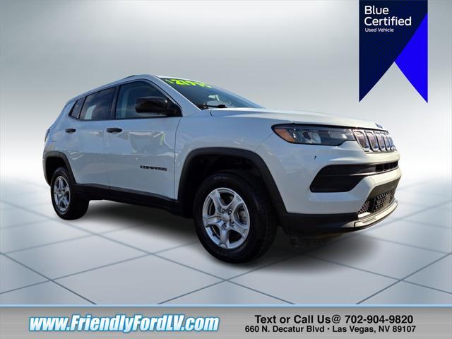 used 2022 Jeep Compass car, priced at $19,498