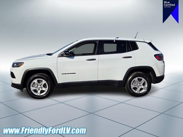 used 2022 Jeep Compass car, priced at $19,498