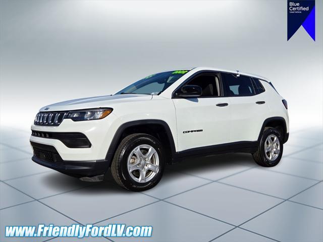 used 2022 Jeep Compass car, priced at $19,498