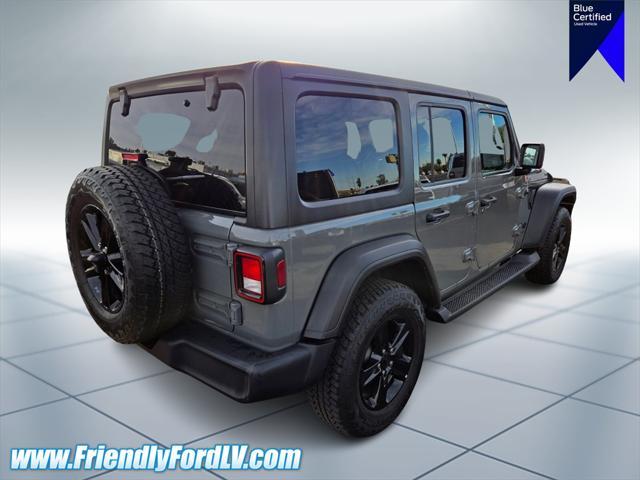 used 2021 Jeep Wrangler Unlimited car, priced at $33,610