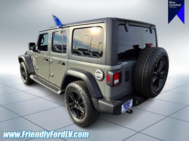 used 2021 Jeep Wrangler Unlimited car, priced at $33,610