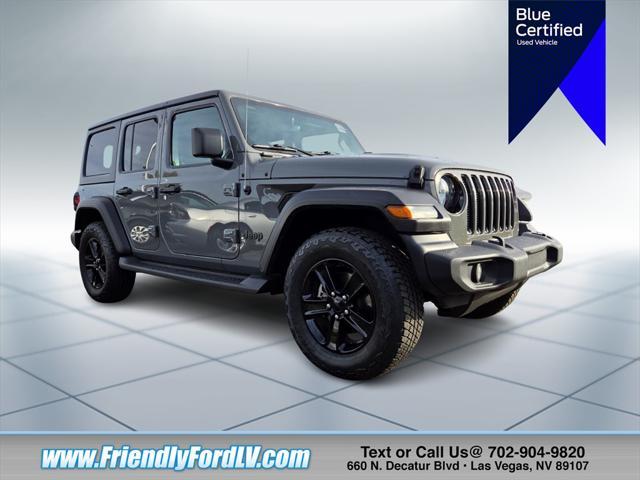 used 2021 Jeep Wrangler Unlimited car, priced at $33,610