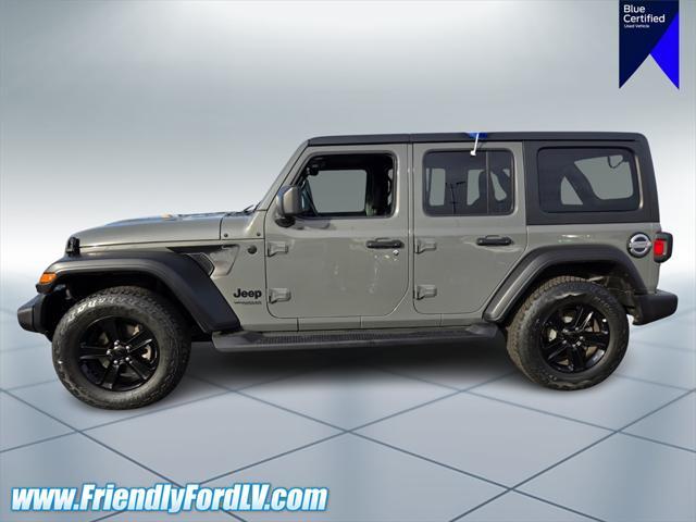 used 2021 Jeep Wrangler Unlimited car, priced at $33,610