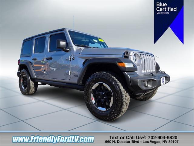 used 2020 Jeep Wrangler Unlimited car, priced at $30,320