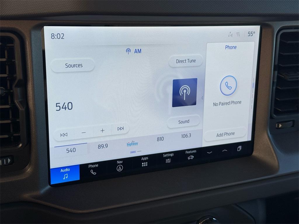 new 2025 Ford Bronco car, priced at $47,835