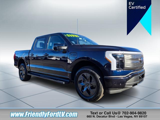 used 2023 Ford F-150 Lightning car, priced at $48,500