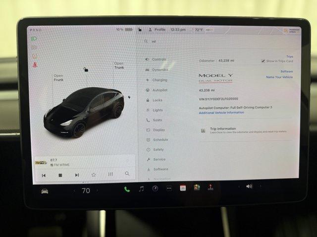 used 2020 Tesla Model Y car, priced at $27,988