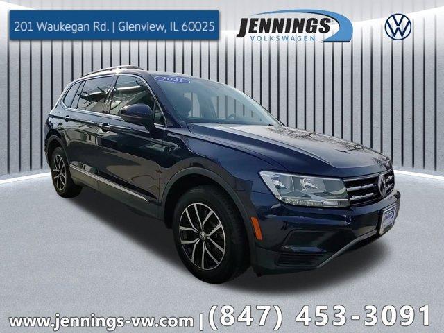 used 2021 Volkswagen Tiguan car, priced at $17,888