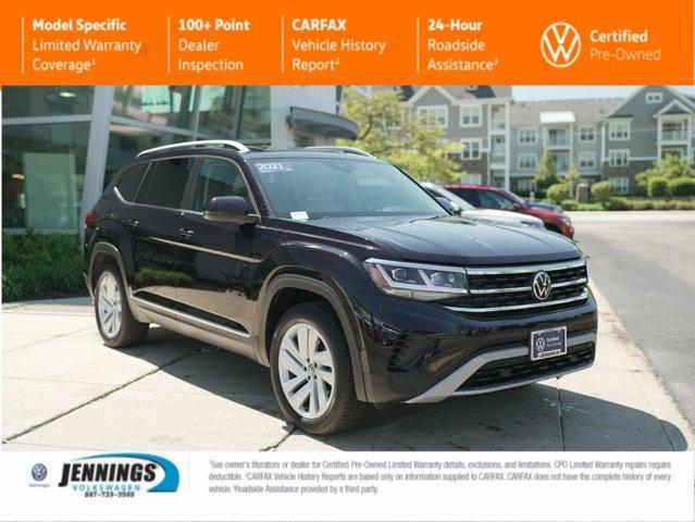 used 2021 Volkswagen Atlas car, priced at $30,888