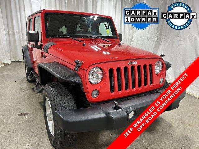 used 2015 Jeep Wrangler Unlimited car, priced at $14,388