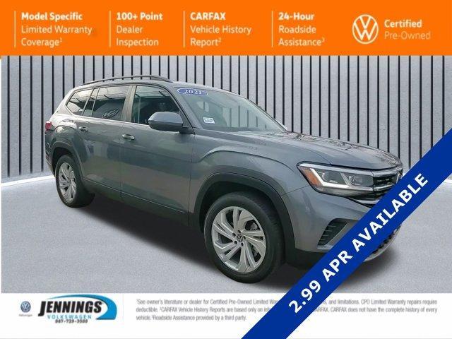 used 2021 Volkswagen Atlas car, priced at $27,788