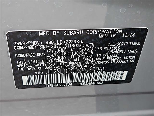 new 2025 Subaru Forester car, priced at $34,665