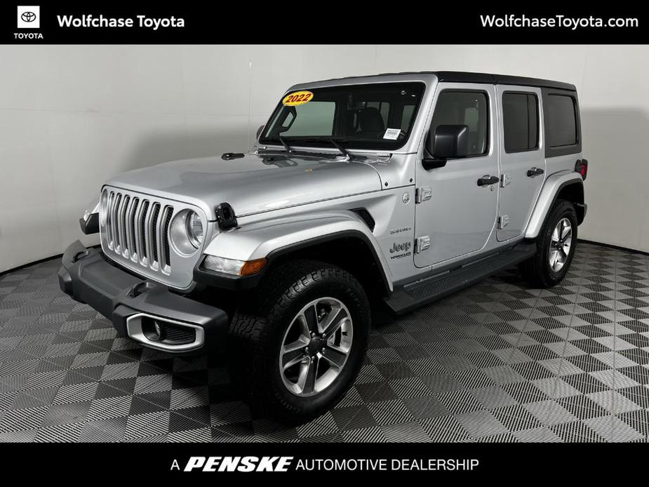 used 2022 Jeep Wrangler Unlimited car, priced at $38,272