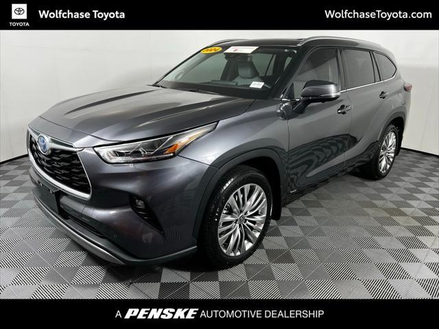 used 2024 Toyota Highlander Hybrid car, priced at $54,664