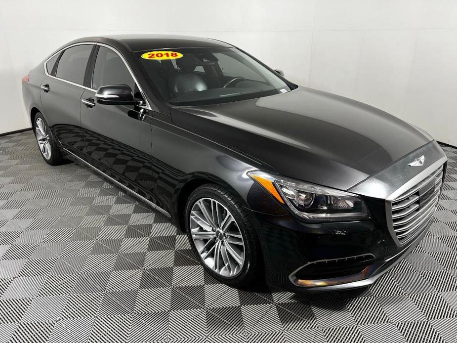 used 2018 Genesis G80 car, priced at $17,971