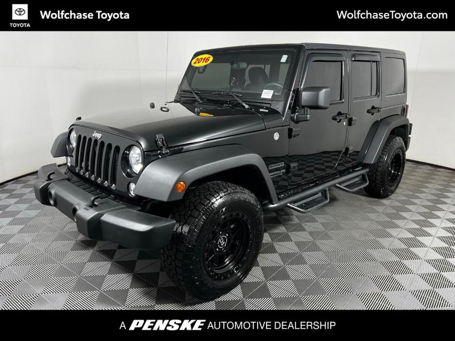 used 2016 Jeep Wrangler Unlimited car, priced at $22,514