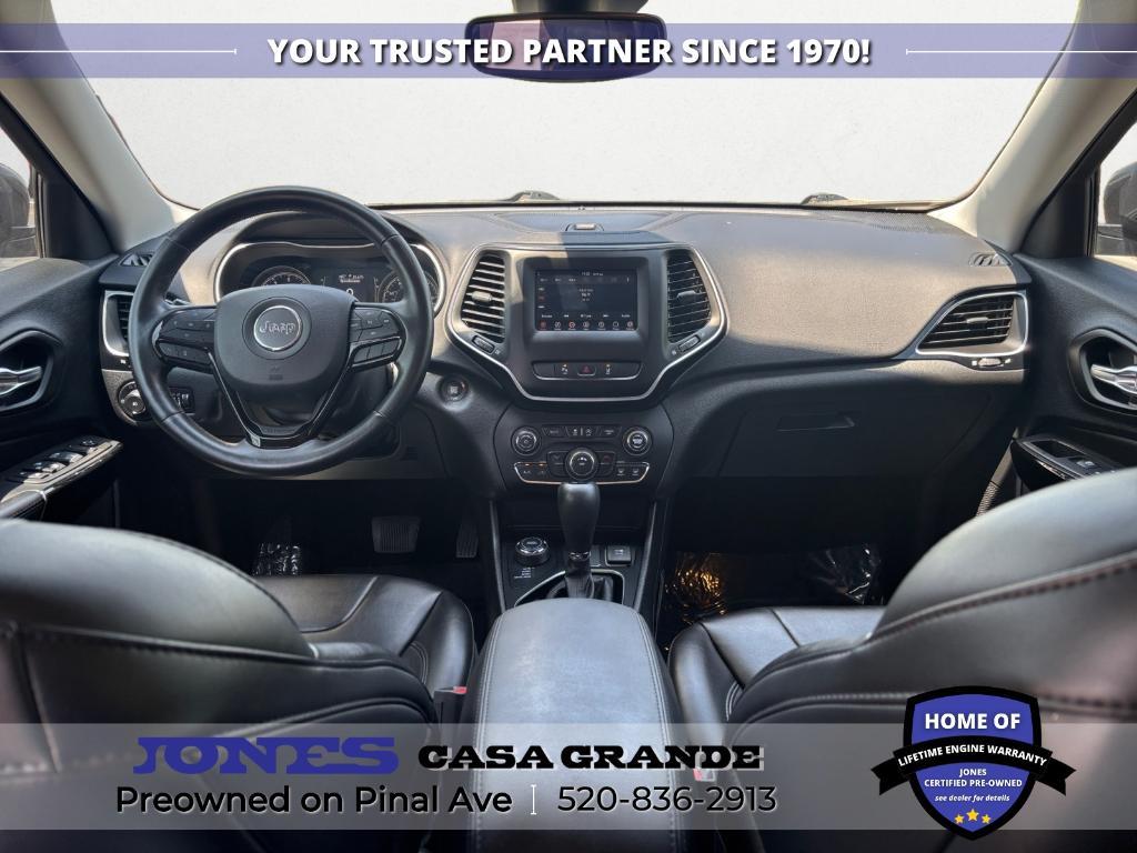 used 2021 Jeep Cherokee car, priced at $19,849