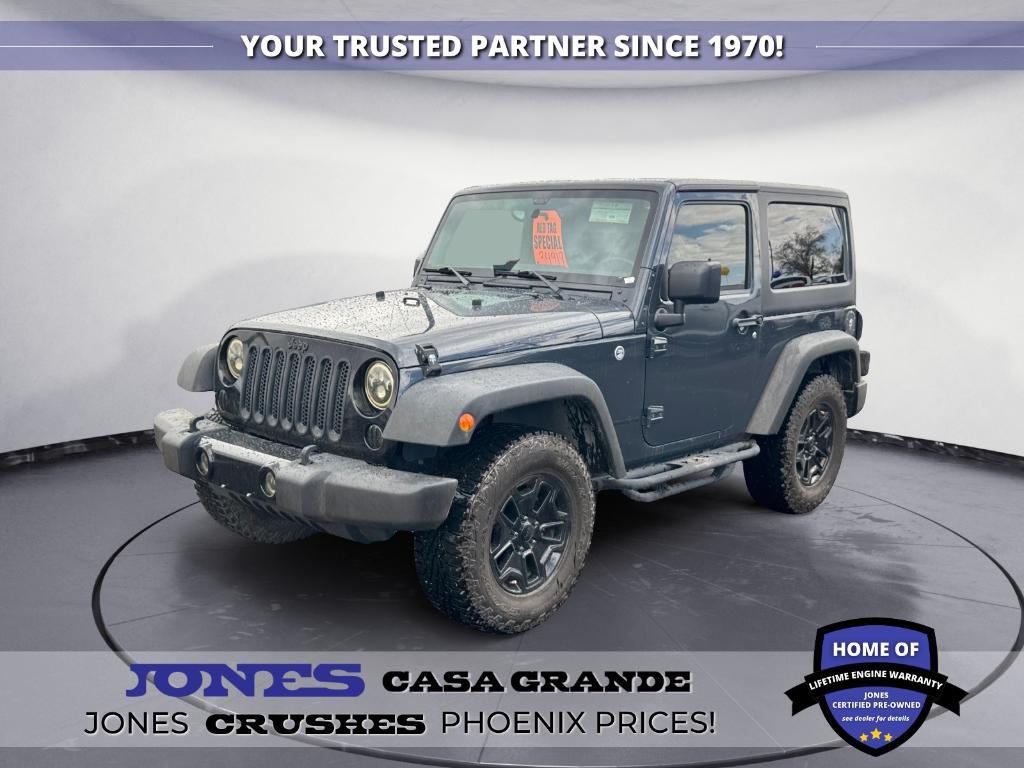 used 2017 Jeep Wrangler car, priced at $17,474