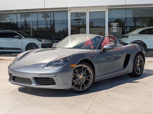 new 2025 Porsche 718 Boxster car, priced at $94,885