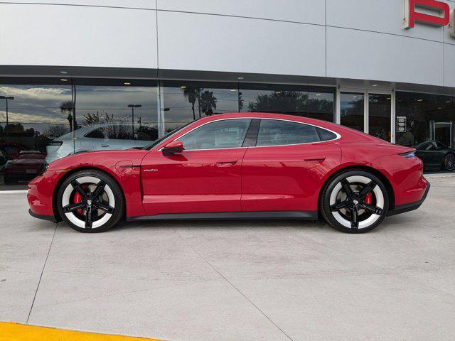 new 2025 Porsche Taycan car, priced at $150,525