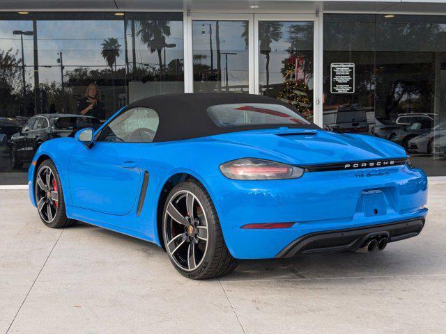 new 2025 Porsche 718 Boxster car, priced at $108,045