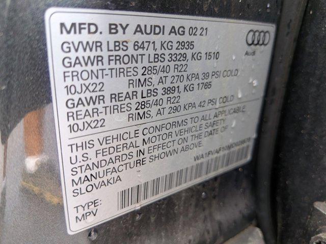 used 2021 Audi Q8 car, priced at $43,492