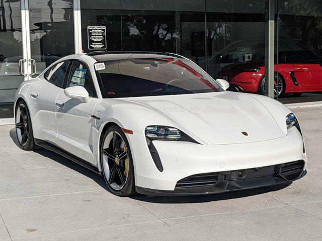 new 2024 Porsche Taycan car, priced at $214,620