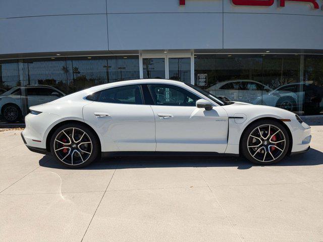 new 2025 Porsche Taycan car, priced at $150,095