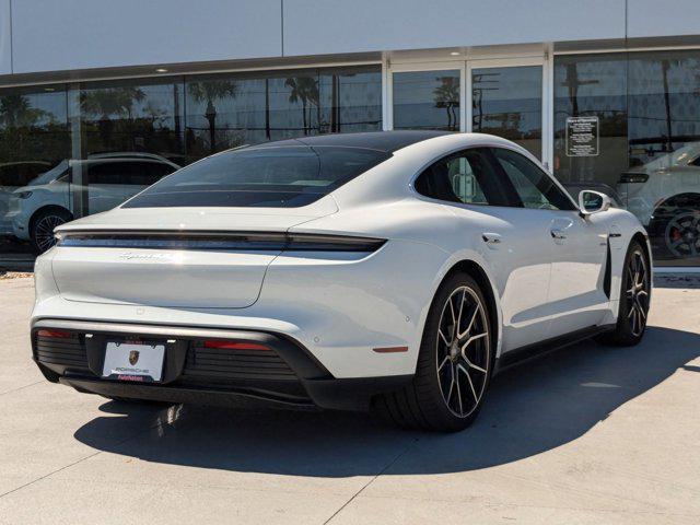 new 2025 Porsche Taycan car, priced at $150,095