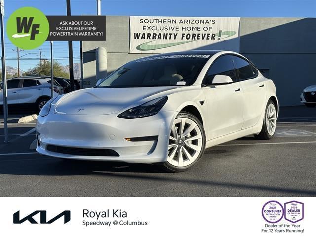 used 2021 Tesla Model 3 car, priced at $22,990