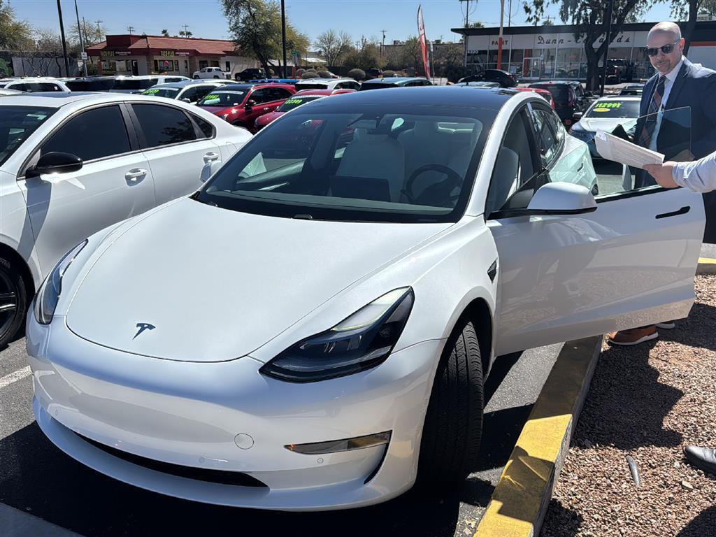 used 2021 Tesla Model 3 car, priced at $29,990