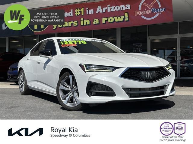 used 2021 Acura TLX car, priced at $26,990