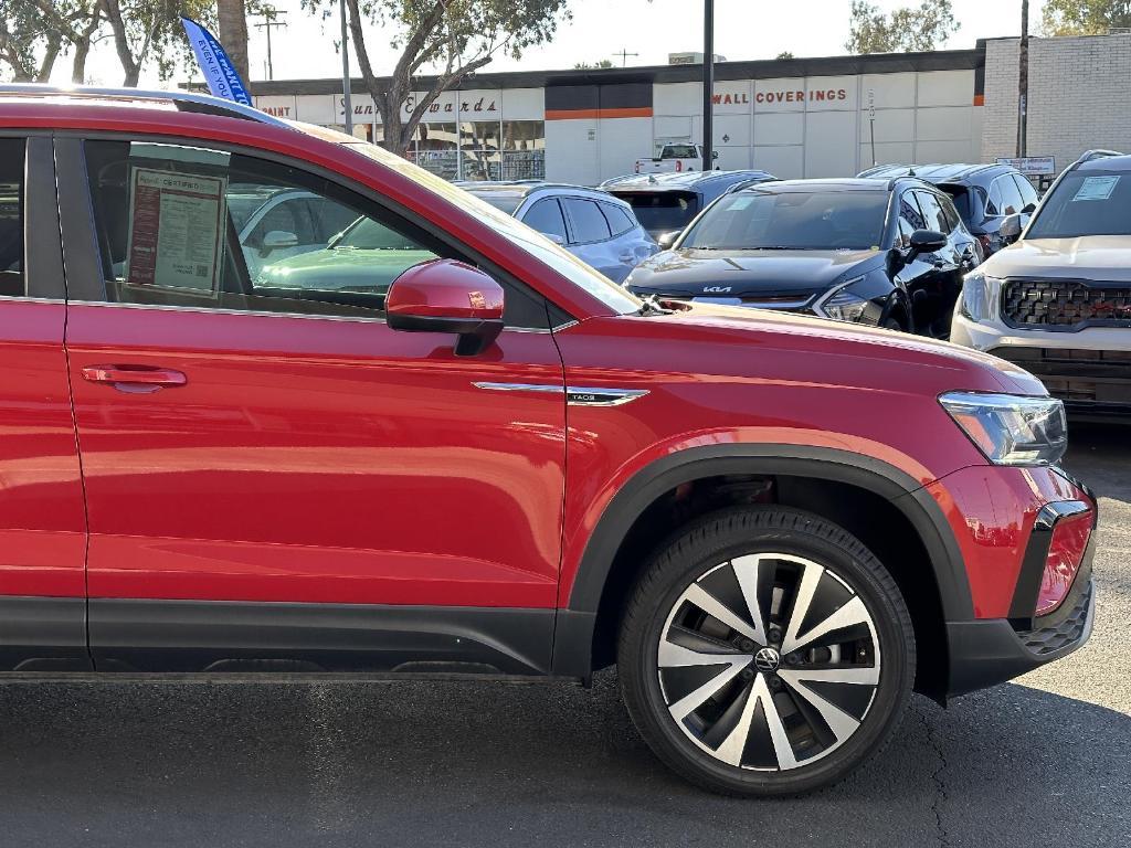 used 2023 Volkswagen Taos car, priced at $19,290