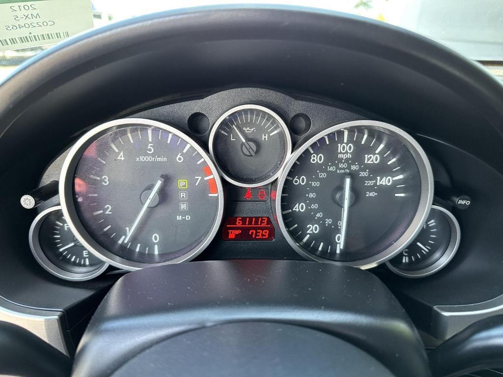 used 2012 Mazda MX-5 Miata car, priced at $15,990