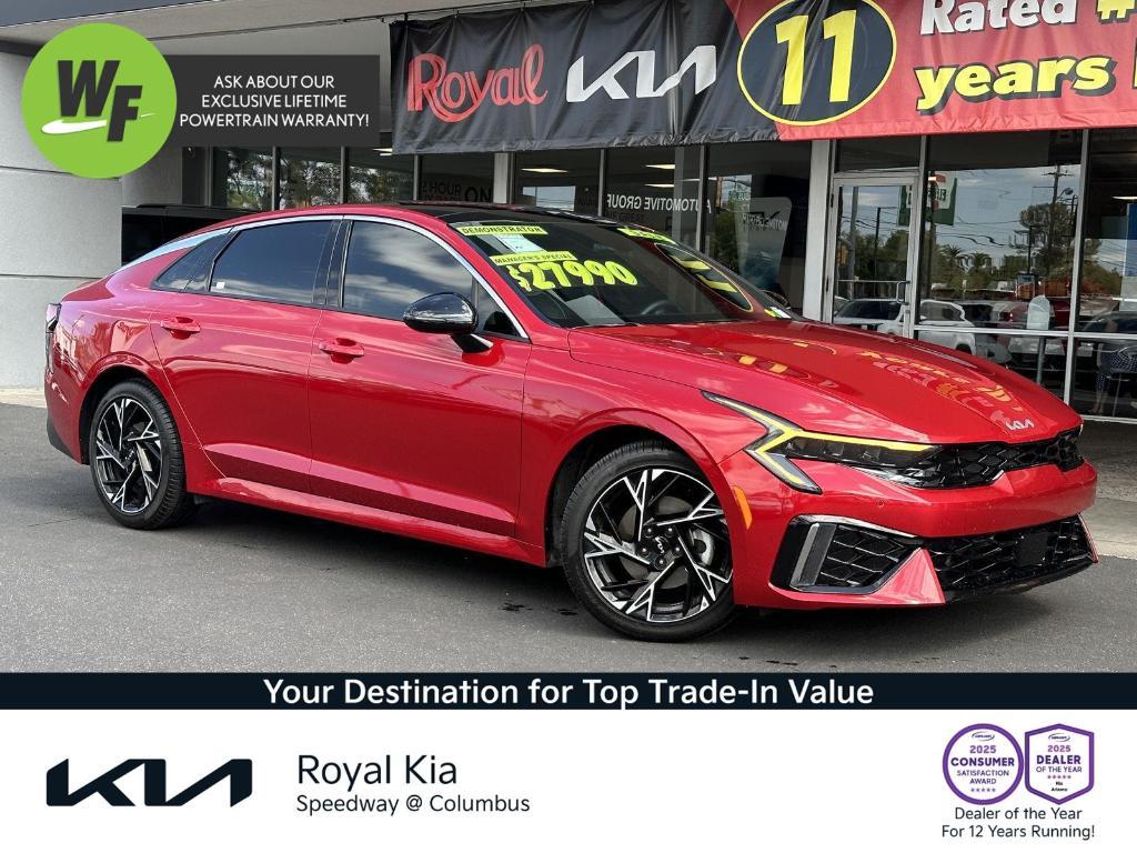 used 2025 Kia K5 car, priced at $27,990