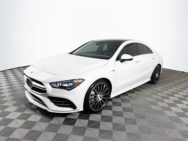 used 2021 Mercedes-Benz AMG CLA 35 car, priced at $38,491