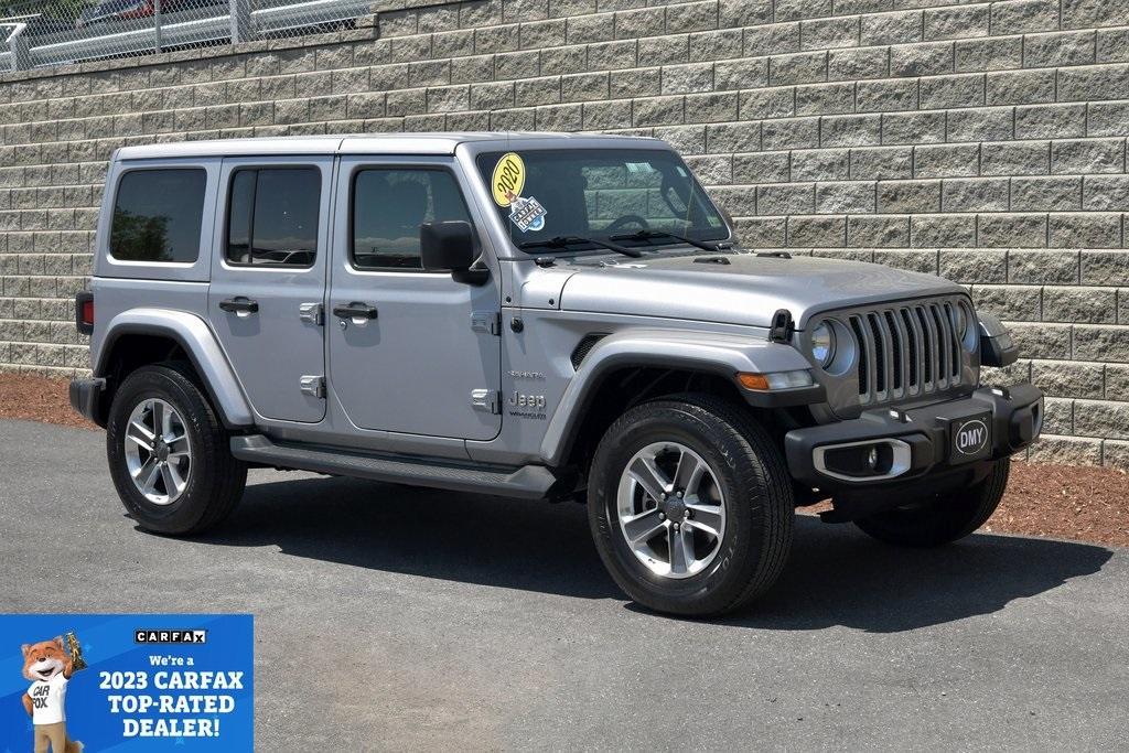 used 2020 Jeep Wrangler Unlimited car, priced at $33,860