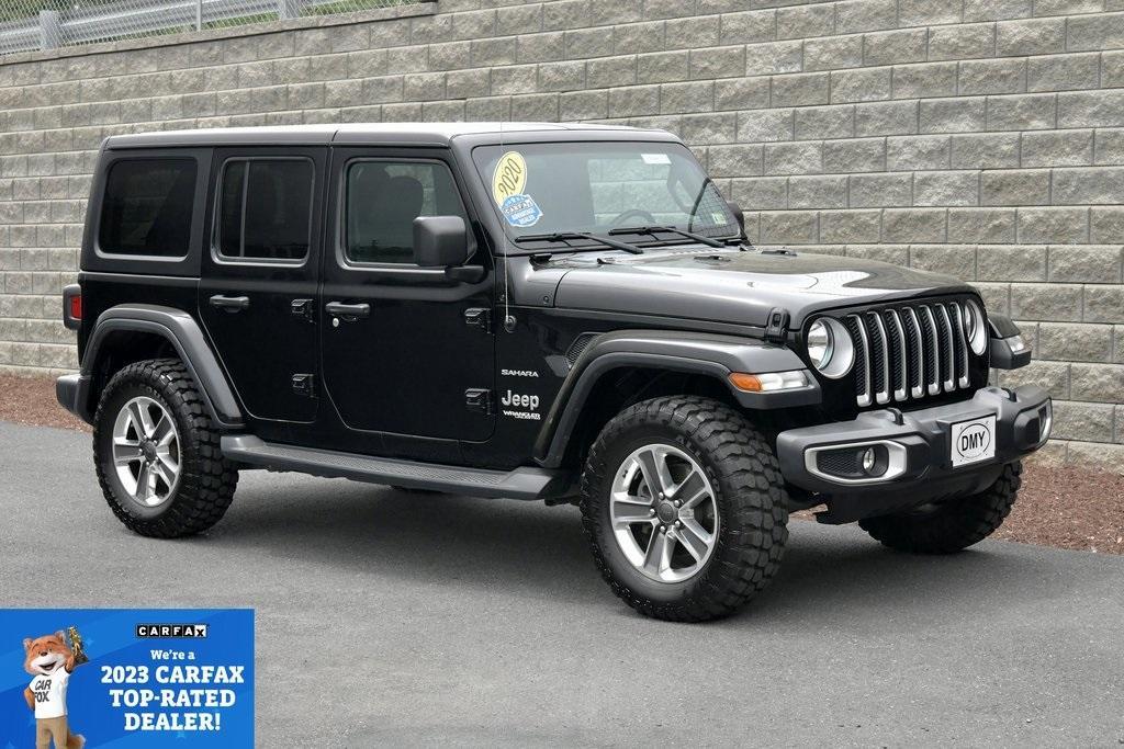 used 2020 Jeep Wrangler Unlimited car, priced at $28,599