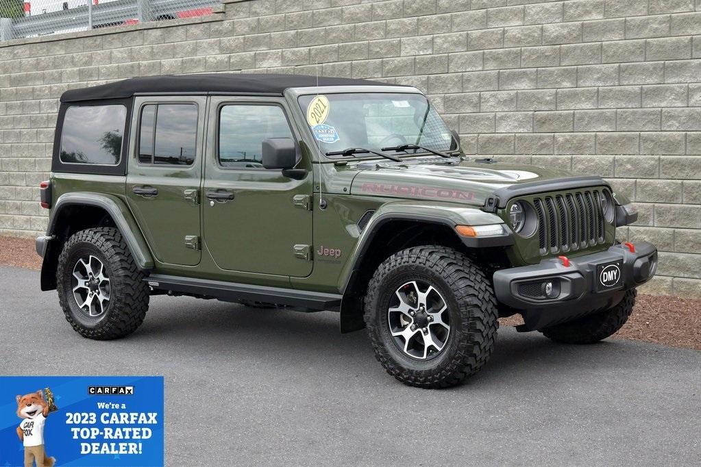 used 2021 Jeep Wrangler Unlimited car, priced at $43,414