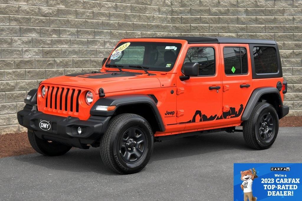 used 2023 Jeep Wrangler car, priced at $34,398