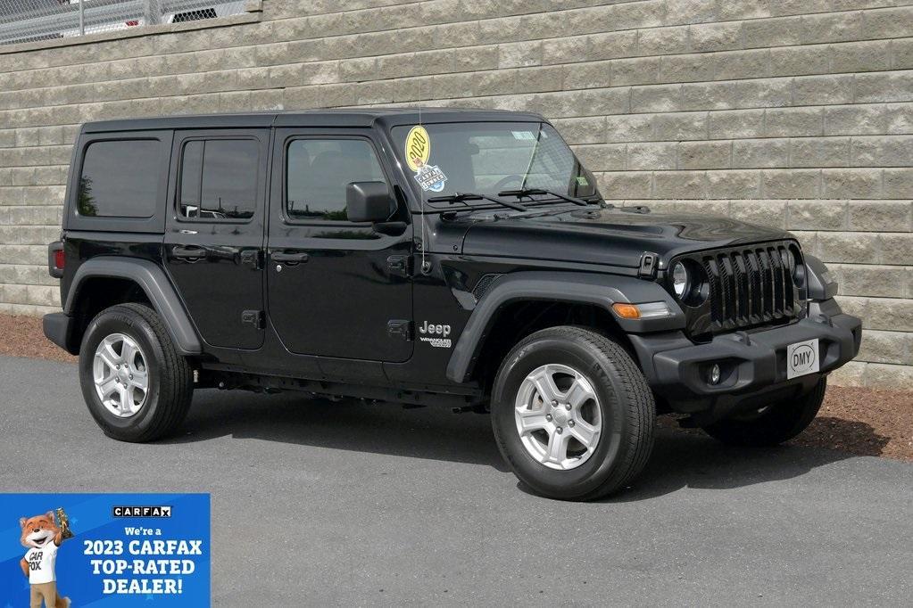 used 2020 Jeep Wrangler Unlimited car, priced at $29,514
