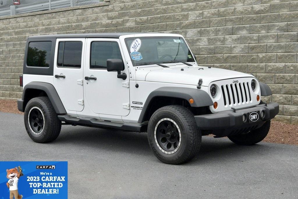 used 2012 Jeep Wrangler Unlimited car, priced at $15,526
