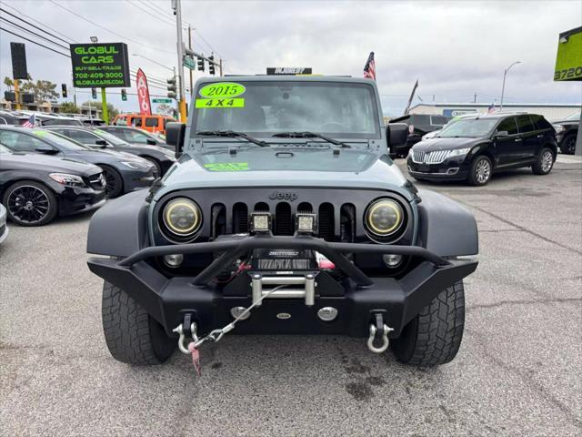 used 2015 Jeep Wrangler Unlimited car, priced at $16,999