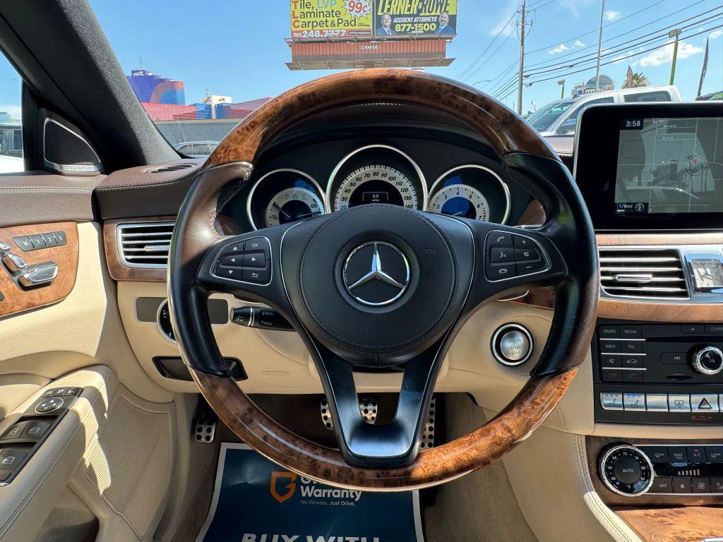 used 2015 Mercedes-Benz CLS-Class car, priced at $27,999