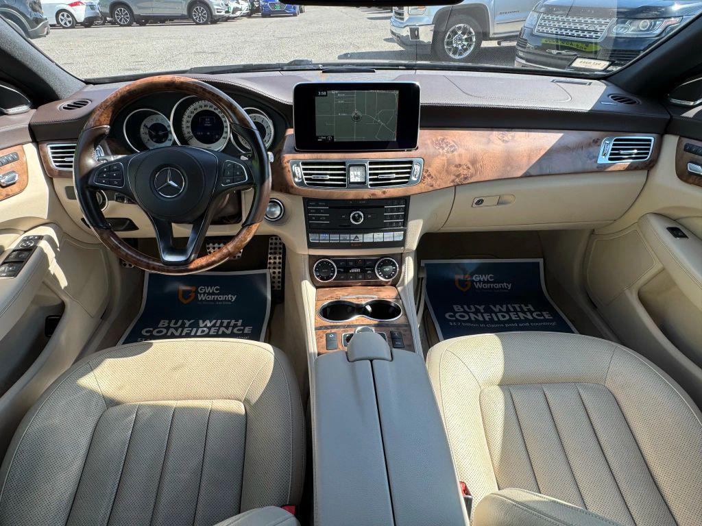 used 2015 Mercedes-Benz CLS-Class car, priced at $27,999