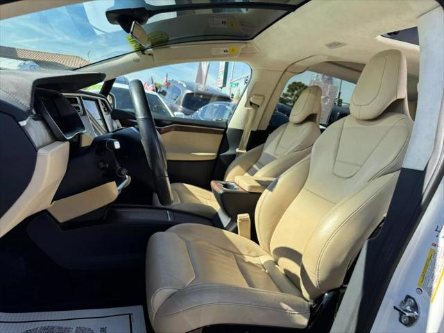 used 2017 Tesla Model X car, priced at $42,500