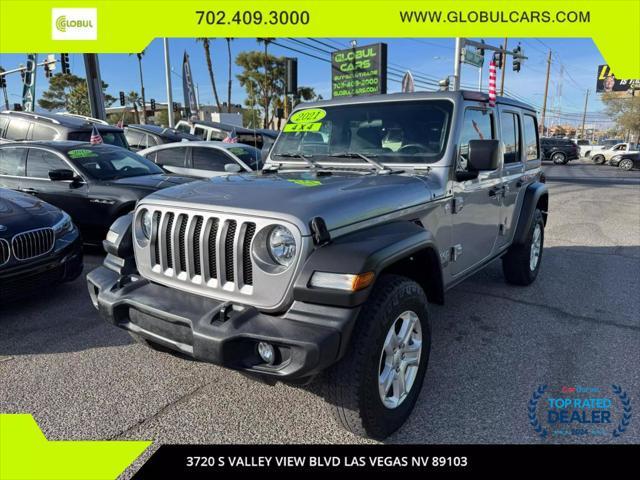 used 2021 Jeep Wrangler Unlimited car, priced at $29,999