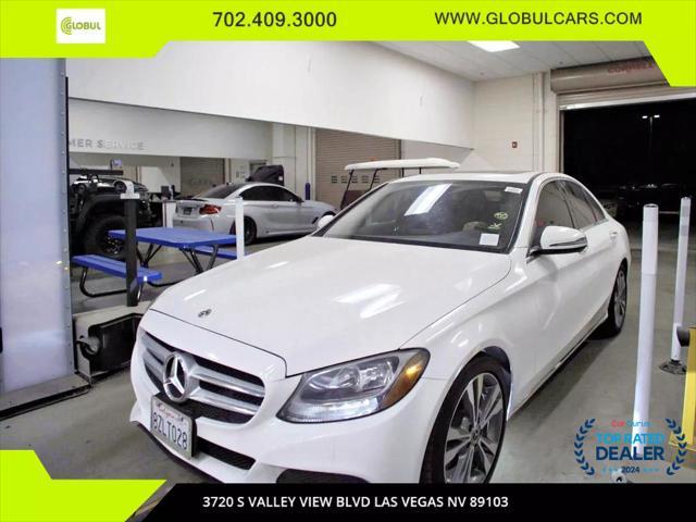 used 2018 Mercedes-Benz C-Class car, priced at $19,999