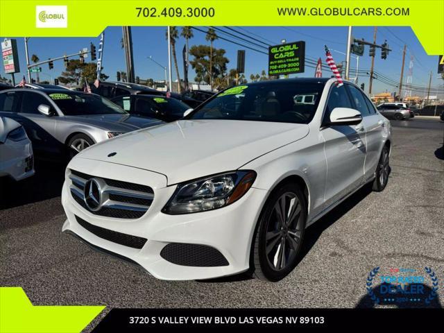 used 2018 Mercedes-Benz C-Class car, priced at $19,999